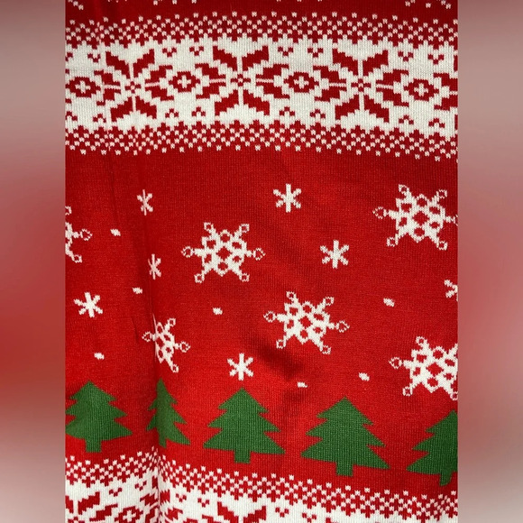 Nickelodeon SpongeBob SquarePants Ugly Christmas Holiday Sweater Red Size Small - Picture 5 of 10